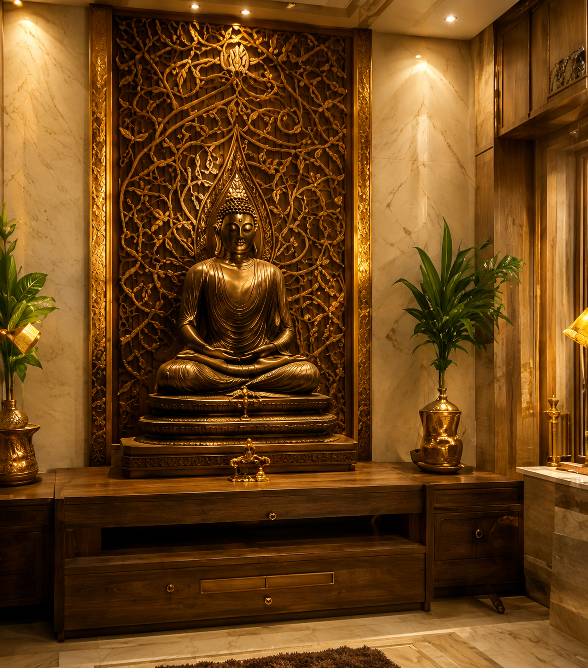 Interior Buddha Room